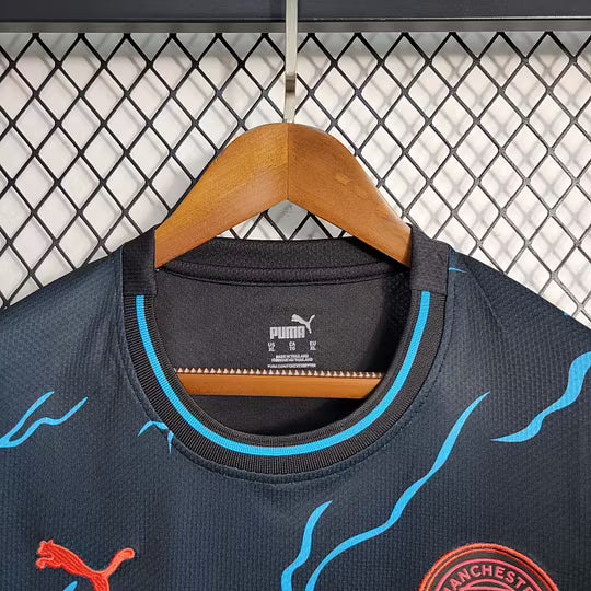 Manchester City Black Lightning Special Edition Jersey 2023/24 – Player Version