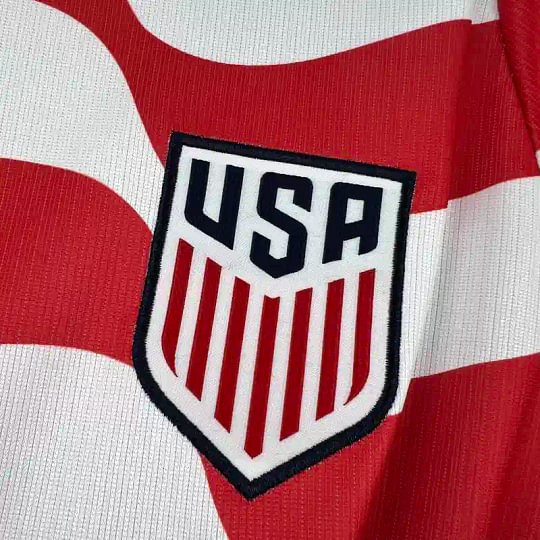 USA 2026 Home Jersey – Red & White Wave Edition