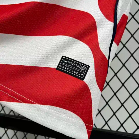 USA 2026 Home Jersey – Red & White Wave Edition