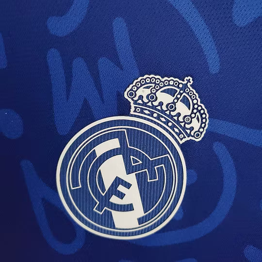 Real Madrid Graffiti Special Edition Jersey 2024/25 – Blue Football Shirt