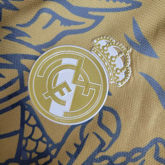 Real Madrid Yellow Dragon Special Edition Jersey 2023/24 – Limited Edition Football Shirt
