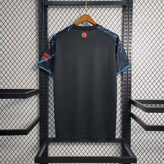 Manchester City Black Lightning Special Edition Jersey 2023/24 – Player Version