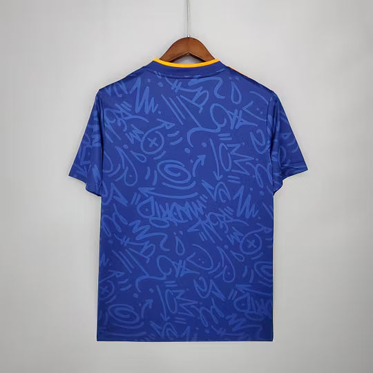 Real Madrid Graffiti Special Edition Jersey 2024/25 – Blue Football Shirt