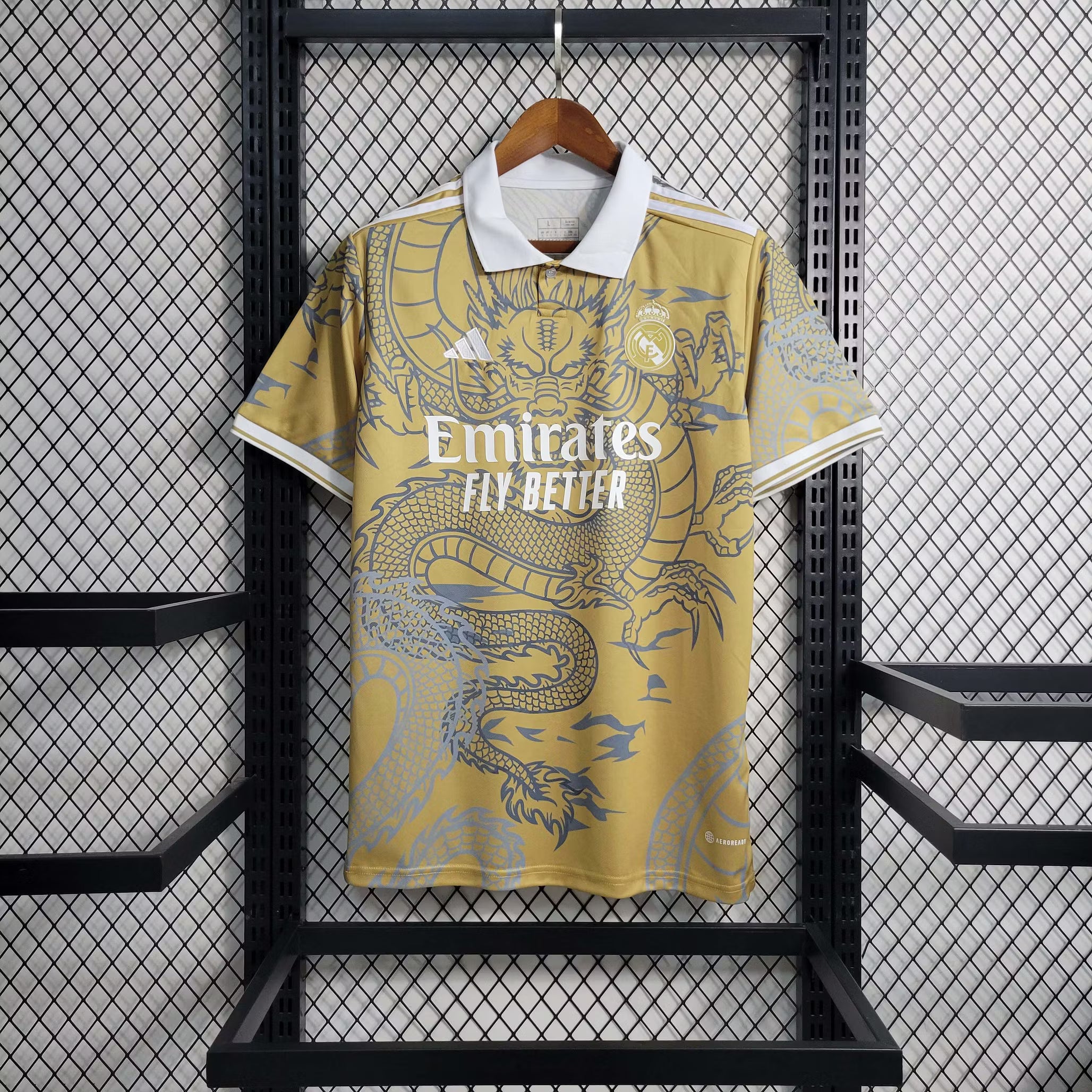 Real Madrid Yellow Dragon Special Edition Jersey 2023/24 – Limited Edition Football Shirt