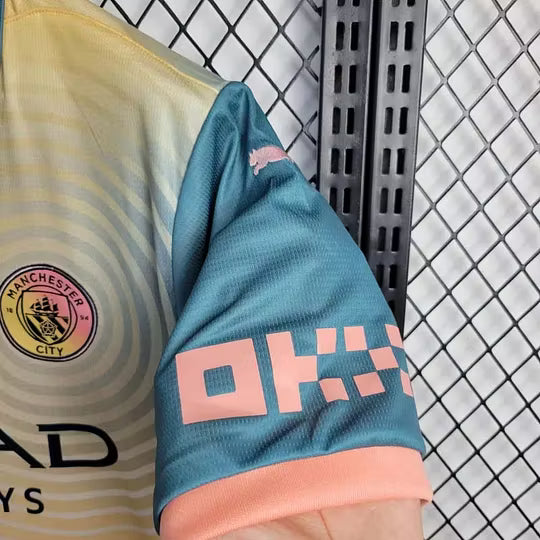 Manchester City Special Edition Jersey 2024/25 – Cream & Blue Football Shirt