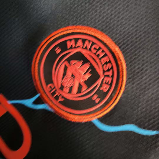 Manchester City Black Lightning Special Edition Jersey 2023/24 – Player Version