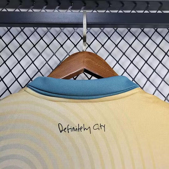 Manchester City Special Edition Jersey 2024/25 – Cream & Blue Football Shirt