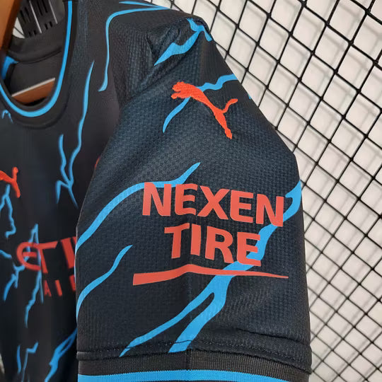 Manchester City Black Lightning Special Edition Jersey 2023/24 – Player Version