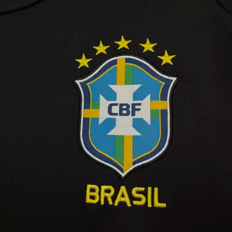 Brazil Black Training Soccer Jersey 2026 – Performance Edition