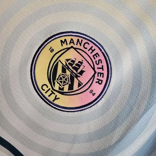 Manchester City Special Edition Jersey 2024/25 – Cream & Blue Football Shirt