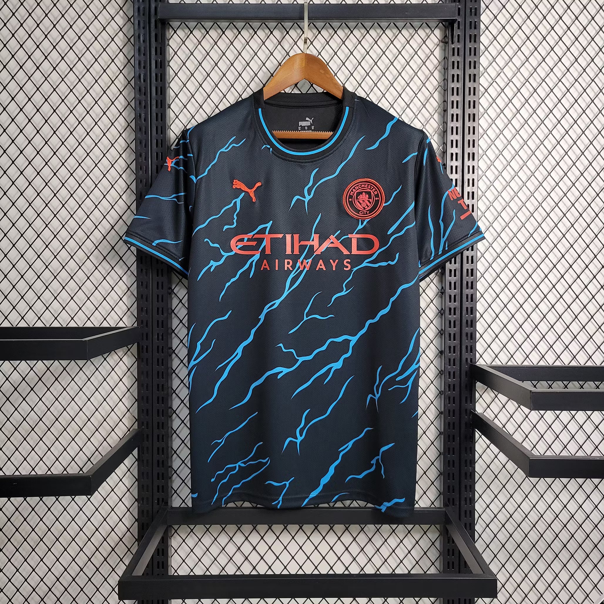 Manchester City Black Lightning Special Edition Jersey 2023/24 – Player Version