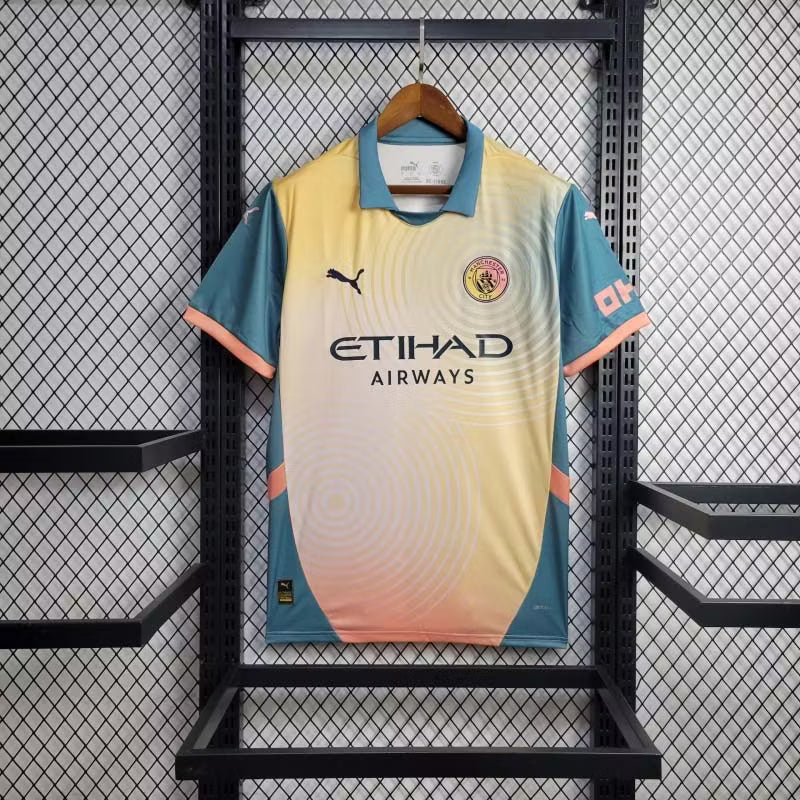 Manchester City Special Edition Jersey 2024/25 – Cream & Blue Football Shirt