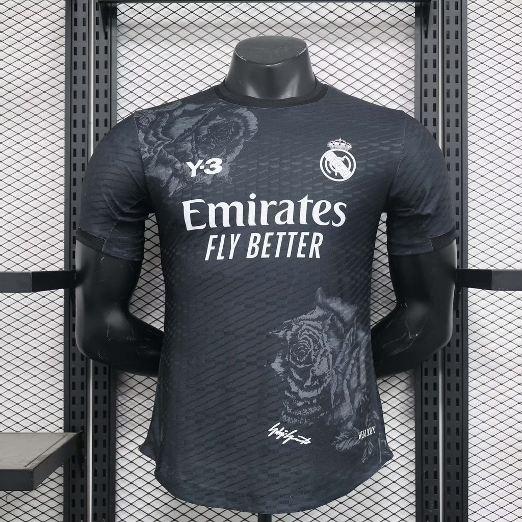 Real Madrid Y-3 2024/25 Black Player Edition – Limited Elite Jersey