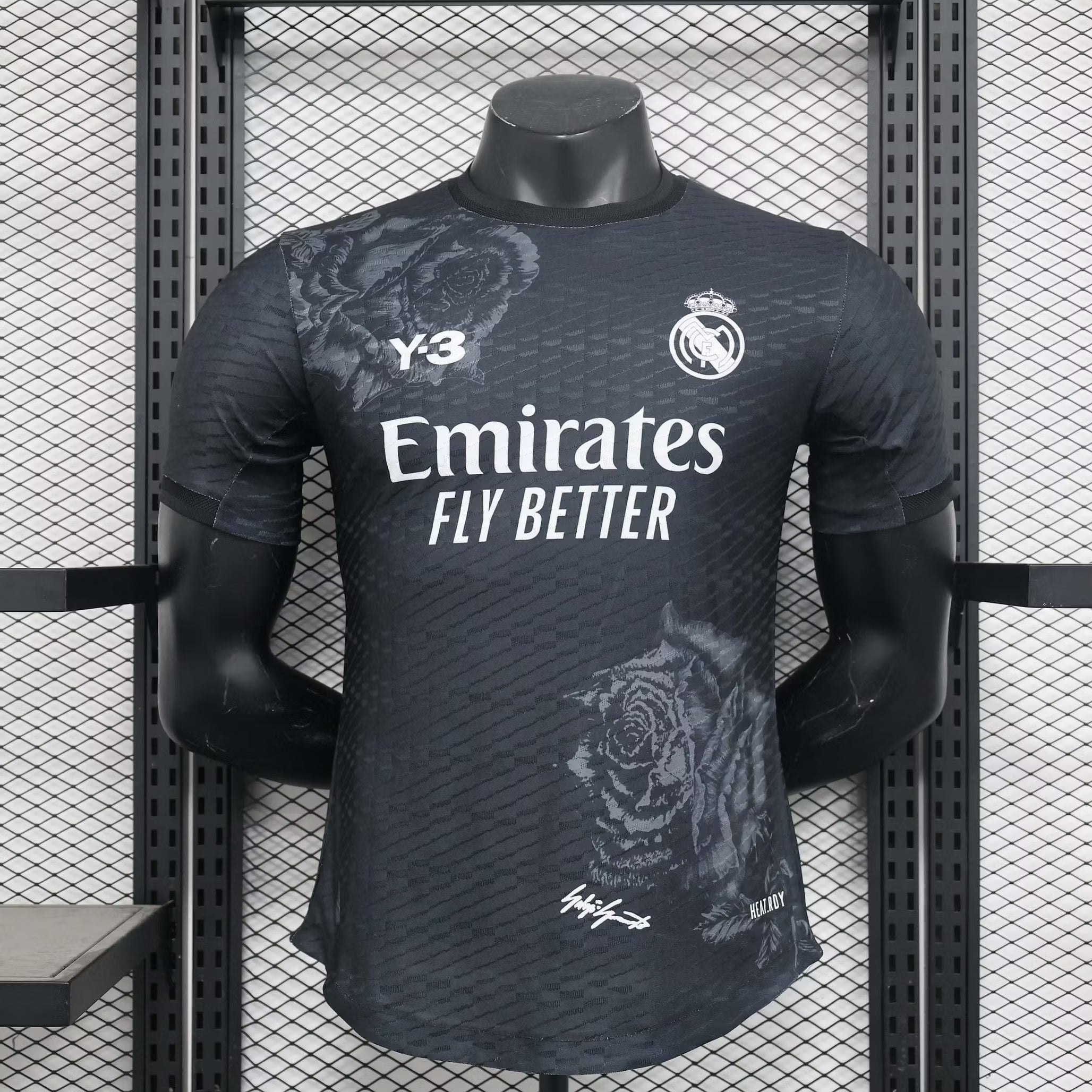 Real Madrid Y-3 2024/25 Black Player Edition – Limited Elite Jersey