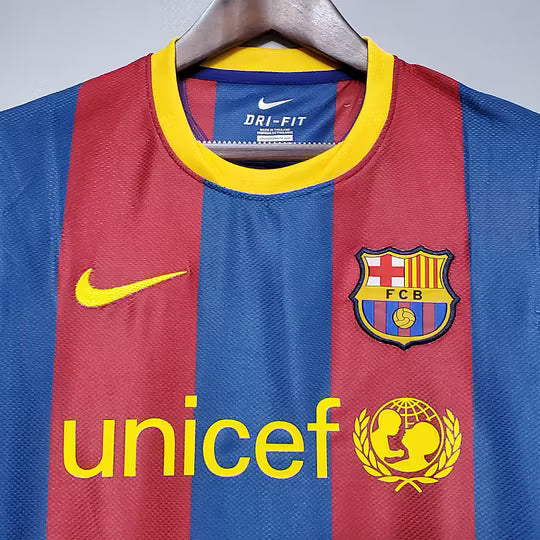FC Barcelona 2010/11 Retro Home Jersey – Legendary Champions Edition
